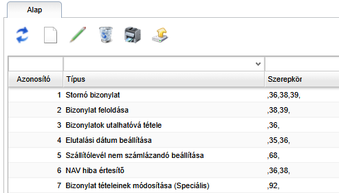 Speciális funkciók grid